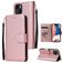 Mobigear Wallet iPhone 14 Klapphülle Portemonnaie - Roségold
