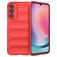 Mobigear Bumpy Samsung Galaxy A24 Hülle Flexibles TPU Backcover - Rot