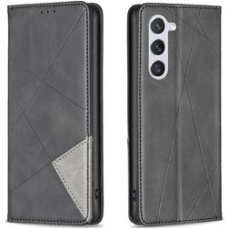 Mobigear Rhombus Slim Samsung Galaxy S24 Hülle Klapphülle - Schwarz