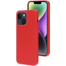 Mobiparts iPhone 14 Plus Silikon Hülle Backcover - Scarlet Red