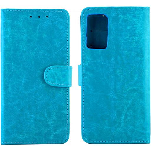 Mobigear Wallet OPPO Reno 6 Pro 5G Hülle Klapphülle Geldbörse - Blau