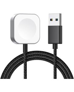 Mobigear USB-A Magnetic Ladegerät Apple Watch 1 Meter 3W 0.6A - Schwarz
