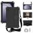 Mobigear HexStrap Samsung Galaxy Tab A9 (2023) EVA-Schaumstoff Backcover + Schultergurt - Schwarz