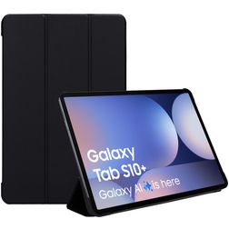 Mobiparts Tri Fold Samsung Galaxy Tab S10 Plus Hülle Klapphülle - Schwarz