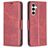 Mobigear Excellent Samsung Galaxy S24 FE Hülle Klapphülle Geldbörse - Rot