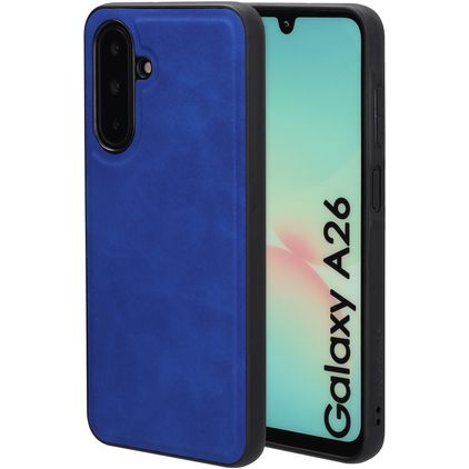 Mobiparts Classic Samsung Galaxy A26 MagSafe Hülle TPU,Kunstleder Backcover - Sapphire Blue