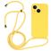 Mobigear Lanyard iPhone 15 Silikon Handykette - Gelb