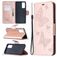 Mobigear Butterfly Samsung Galaxy S20 FE Hülle Klapphülle Geldbörse - Roségold