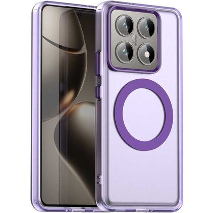 Mobigear Shockproof Xiaomi 14T MagSafe Hülle Hardcase Backcover - Lila