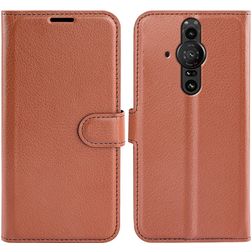Mobigear Classic Sony Xperia Pro-I Hülle Klapphülle Geldbörse - Braun