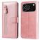 Mobigear Zipper iPhone 17 Pro Hülle Klapphülle Geldbörse - Roségold
