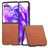 Mobigear Excellent Motorola Razr 50 Ultra Hülle Hardcase Backcover - Braun
