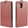 Mobigear iPhone 12 Mini Hülle Flipcase - Braun