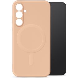 My Style Protective Flex Samsung Galaxy S25 Plus MagSafe Hülle Flexibles TPU Backcover - Soft Pink