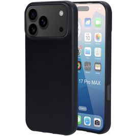 Mobiparts Classic iPhone 17 Pro Max Hülle Flexibles TPU Backcover - Schwarz