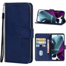 Mobigear Wallet Motorola Moto G200 5G Hülle Klapphülle Geldbörse - Blau