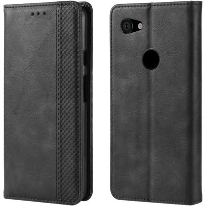 Mobigear Sensation Google Pixel 3a Hülle Klapphülle Geldbörse - Schwarz