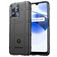 Mobigear Rugged Shield Realme C35 Hülle Flexibles TPU Backcover Stoßfest - Schwarz