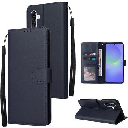 Mobigear Wallet Samsung Galaxy A37 Klapphülle Portemonnaie - Dunkelblau