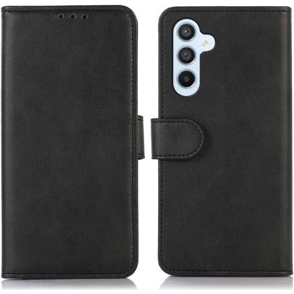 Mobigear Wallet Samsung Galaxy A37 Hülle Klapphülle Geldbörse - Schwarz