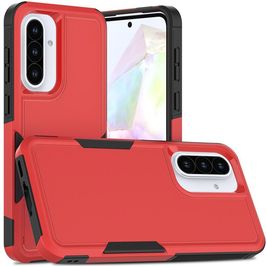Mobigear Heavy Armor Samsung Galaxy A36 Hülle Hardcase Backcover Stoßfest - Rot