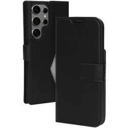 Mobiparts Classic Wallet Samsung Galaxy S24 Ultra Hülle Klapphülle Geldbörse - Schwarz