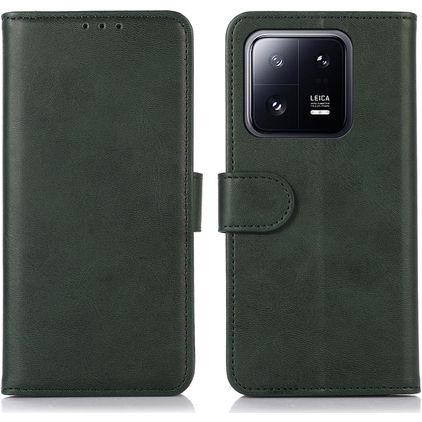 Mobigear Wallet Xiaomi 13 Hülle Klapphülle Geldbörse - Grün