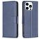 Mobigear Excellent iPhone 16 Pro Hülle Klapphülle Geldbörse - Blau