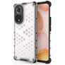 Mobigear Honeycomb HONOR 50 Hülle Hardcase Backcover Stoßfest - Weiß