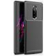 Mobigear Racing Sony Xperia XZ4 Hülle Flexibles TPU Backcover - Schwarz