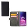 Mobilize Classic Gelly Wallet Motorola One Zoom Hülle Klapphülle Geldbörse - Schwarz