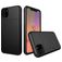 Mobigear Card iPhone 11 Hülle Hardcase Backcover Stoßfest mit Kartenhalter - Schwarz