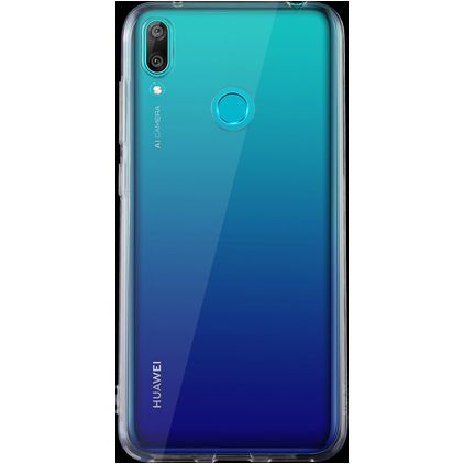Mobigear Ultra Thin Durchsichtig Huawei Y7 (2019) Hülle Flexibles TPU Extra Dünn Backcover - Transparent