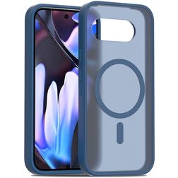 Mobigear Shockproof Google Pixel 9a MagSafe Hülle Hardcase Backcover - Blau