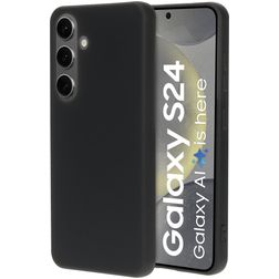 Mobiparts Samsung Galaxy S24 Silikon Hülle Backcover - Schwarz