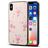 Mobigear Design iPhone XS Max Hülle Flexibles TPU Backcover - Peach
