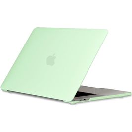 Mobigear Cream Matte MacBook Pro 13 Zoll (2016-2023) Hardcase Hülle MacBook Case - Grün - Model A1706 / A1708 / A1989 / A2159 / A2289 / A2251 / A2338