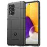 Mobigear Rugged Shield Samsung Galaxy A73 Hülle Flexibles TPU Backcover Stoßfest - Schwarz