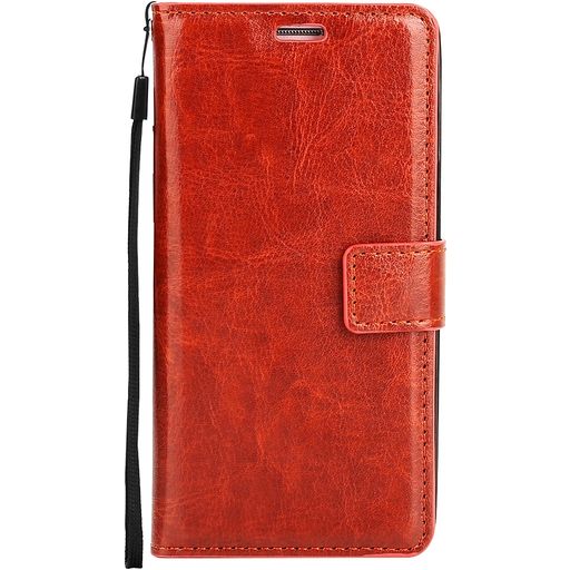 Mobigear Wallet Samsung Galaxy A5 (2017) Hülle Klapphülle Geldbörse - Braun