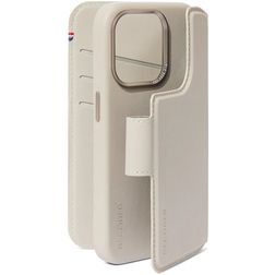 Decoded Detachable Wallet iPhone 15 Pro MagSafe Hülle Echtes Leder Abnehmbare 2in1 Klapphülle Geldbörse - Clay