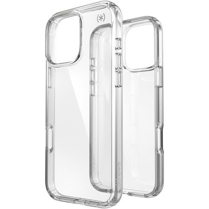 Speck Presidio Perfect Clear Durchsichtig iPhone 16 Pro Max Hülle Hardcase Backcover Stoßfest - Transparent