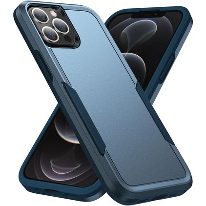 Mobigear Heavy Armor iPhone 14 Pro Max Hülle Hardcase Backcover Stoßfest - Blau