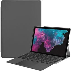 Mobigear Folio Microsoft Surface Pro 6 Hülle Klapphülle - Grau