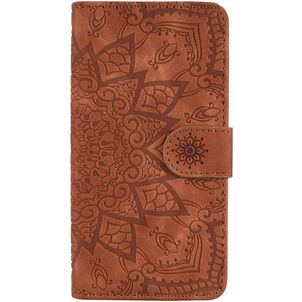 Mobigear Mandala iPhone 11 Pro Max Hülle Klapphülle Geldbörse - Braun