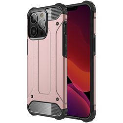 Mobigear Outdoor iPhone 13 Pro Max Hülle Hardcase Backcover Stoßfest - Roségold