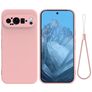 Mobigear Colors Google Pixel 9 Pro XL Hülle Flexibles TPU Backcover - Pink
