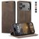 CaseMe 013 iPhone 17 Pro Klapphülle Portemonnaie - Coffee