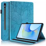 Mobigear Tree Samsung Galaxy Tab S10 FE Plus Hülle Klapphülle + Stifthalter - Blau