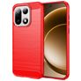 Mobigear Brushed Slim OnePlus 15 Hülle Flexibles TPU Backcover - Rot