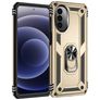 Mobigear Armor Ring Motorola Moto G52 Hülle Hardcase Backcover Stoßfest mit Ringhalter - Gold